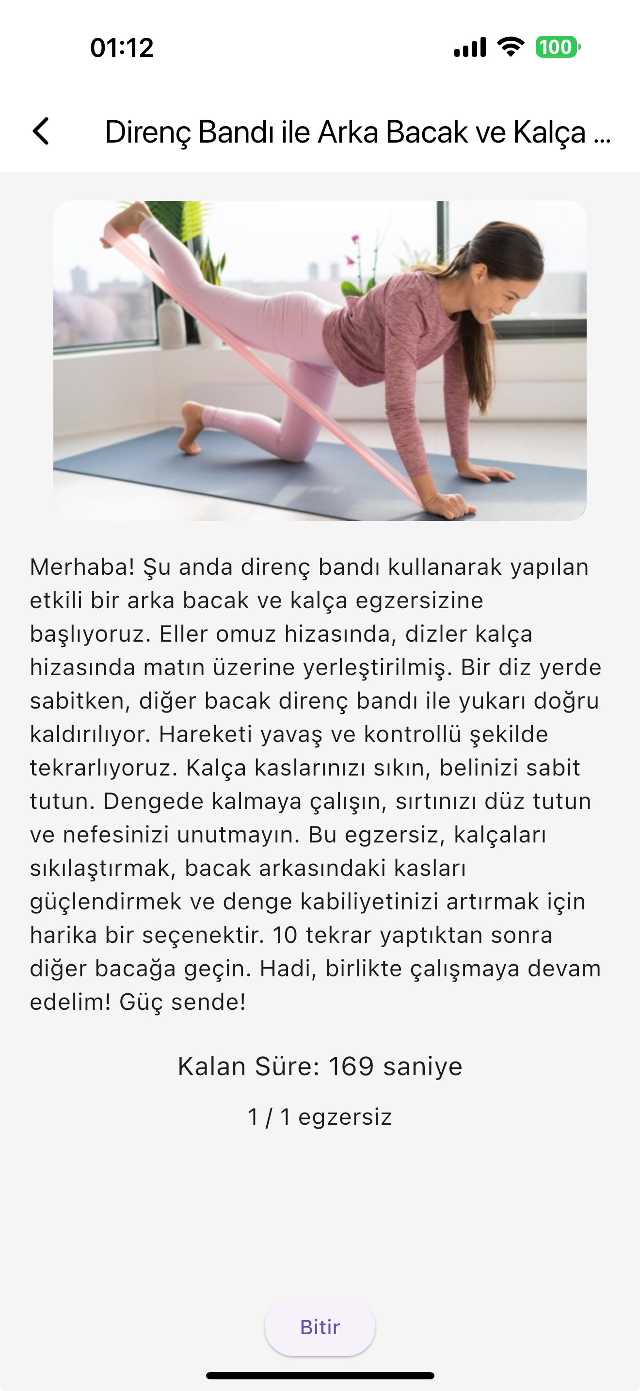 Egzersiz Ekranı