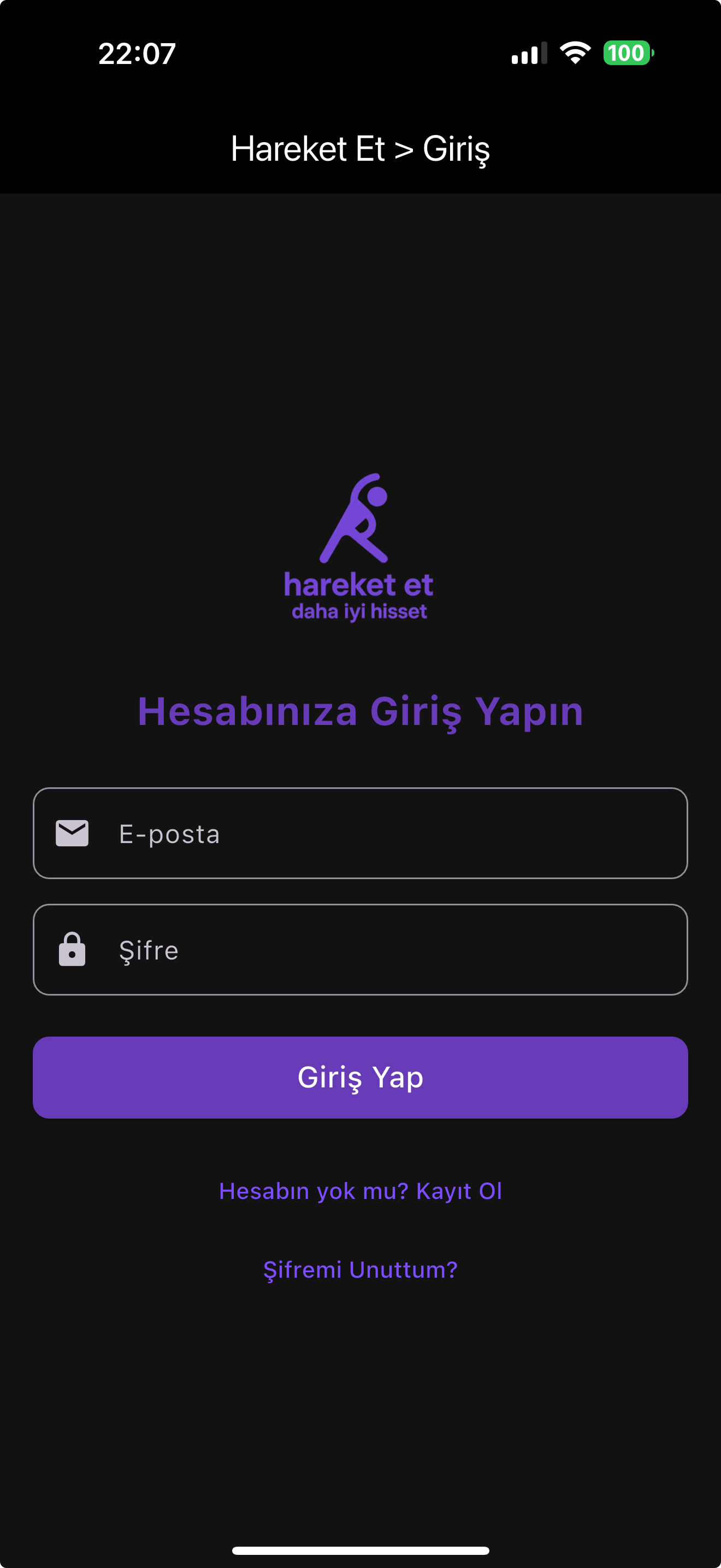 Giriş Ekranı